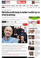 Phil Collins - Daily Mirror