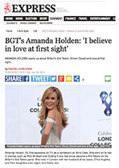 Amanda Holden - Saturday Express Amanda Holden - Saturday Express